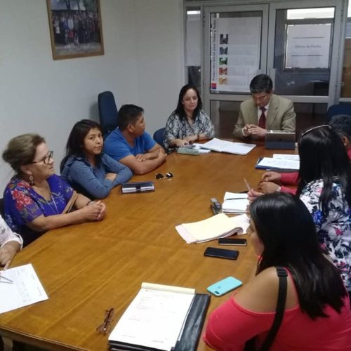 (24 de enero) Junto a dirigentes de la comunidad José Ignacio Reuca de Purén tuvimos reunión con el subdirector de Conadi, Marcelo Huenchuñir. La comunidad lleva trabajando por un subsidio de tierras por más de 10 años.