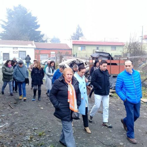 (10 de Agosto) A petición de los vecinos de Cajón en la comuna de Vilcún, visitamos la ex estación con la finalidad de conocer en terreno el real estado del lugar para solicitar a EFE la recuperación de este sitio y volver a contar con este servicio.