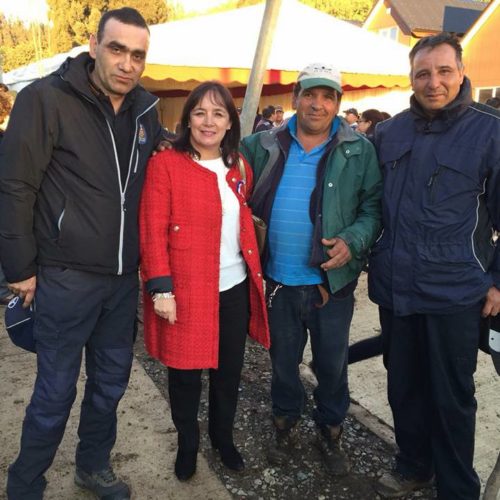 (29 de Octubre) Acompañando a vecinos de los comités Agua Brava y Agua Vivas en Traiguén; quienes cumplieron con el sueño de la casa propia. 