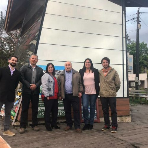 (18 de Octubre) Con amigos de la Cámara de Comercio de Villarrica, juntos soñamos hace años atrás con este espacio que congrega hoy a los comerciantes y recibe a los turistas que visitan la comuna.