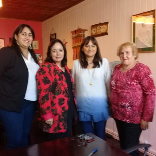 (14 de marzo 2019) Trabajando en la comuna de Vilcún, en audiencia con la alcaldesa Susana Aguilera y la concejala Agustina Salazar.