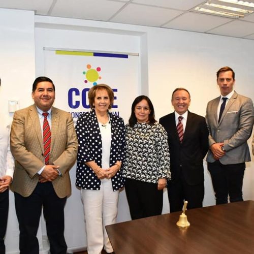 (22 de marzo 2019) En reunión con dirigentes de la Asociación Nacional de Cores de Chile.