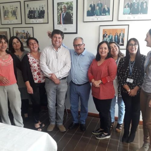 (27 de marzo 2019) Gran jornada de trabajo con el alcalde de Curacautín, Jorge Saquel y su equipo de trabajo, Pladeco, Plan de Acción para la ZOIT, proyectos de espacios públicos, entre otros.