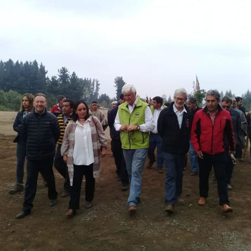 (29 de marzo 2019) Con nuestro Ministro de Obras Públicas en la comuna de Lautaro, localidad de Dollinco recorriendo mejoramiento de caminos rurales indígenas. Gran trabajo del MOP que beneficiará a más de 100 familias.