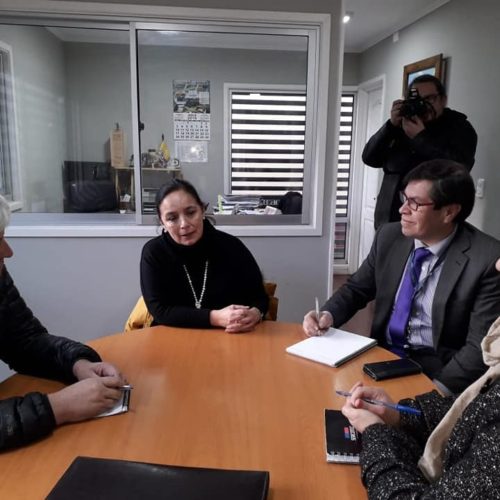 (24 de junio de 2019) En reunión con el Alcalde de Perquenco, Luis Alberto Muñoz, con quien conocimos los proyectos de desarrollo de la comuna.