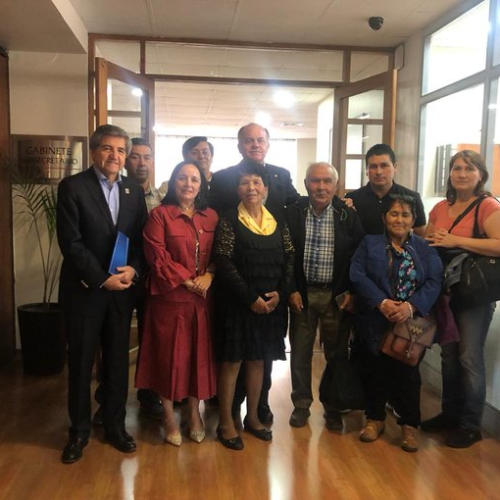 16 DICIEMBRE 2019 - Excelente jornada de trabajo con el Ministro de Agricultura Antonio Walker y, el Director Nacional de INDAP Carlos Arrededondo y usuarios del Programa de Desarrollo Territorial Indígena PDTI), trabajando en avances para la agricultura de La Araucanía.