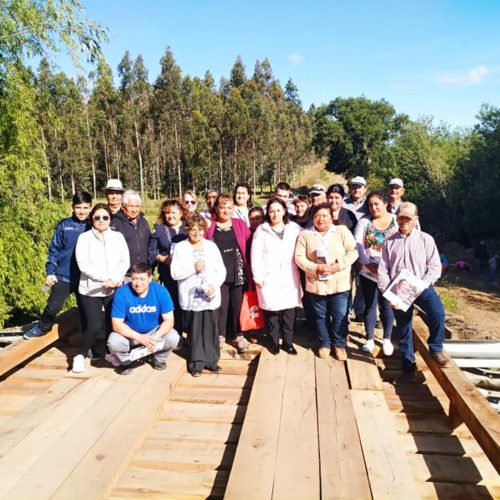 29 noviembre 2019 - Sostuvimos una gran reunión con la presidenta, Teresa Fuentes y personas pertenecientes a la junta de vecinos del sector Malalhue.